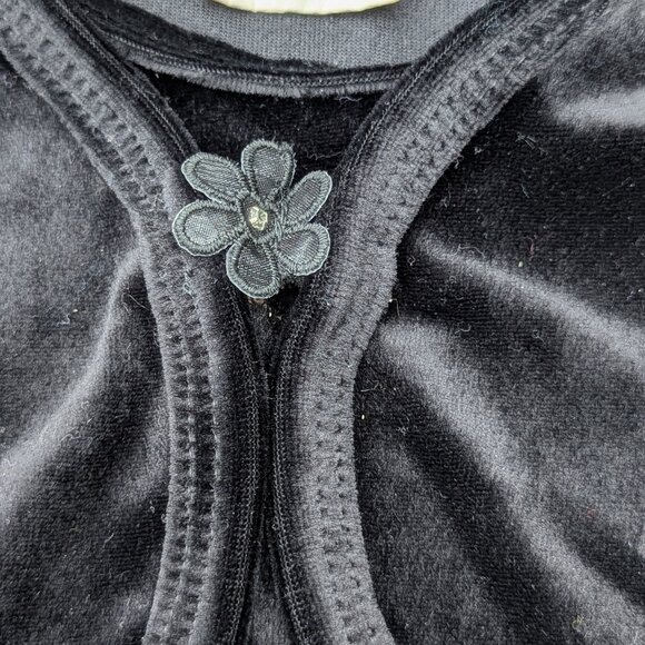 Vintage Girl's Velour Long Sleeved Top - Picture 2 of 7